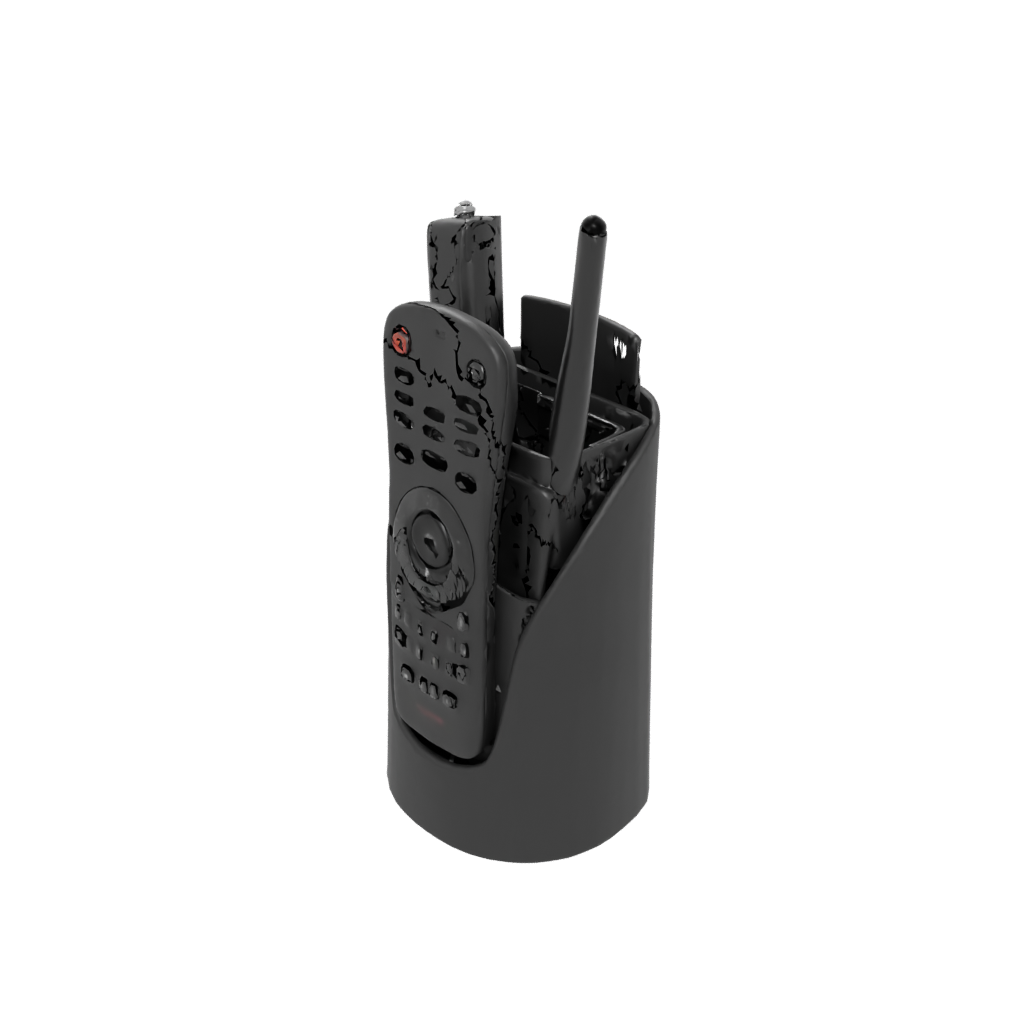 Obsidian Remote Control Caddy