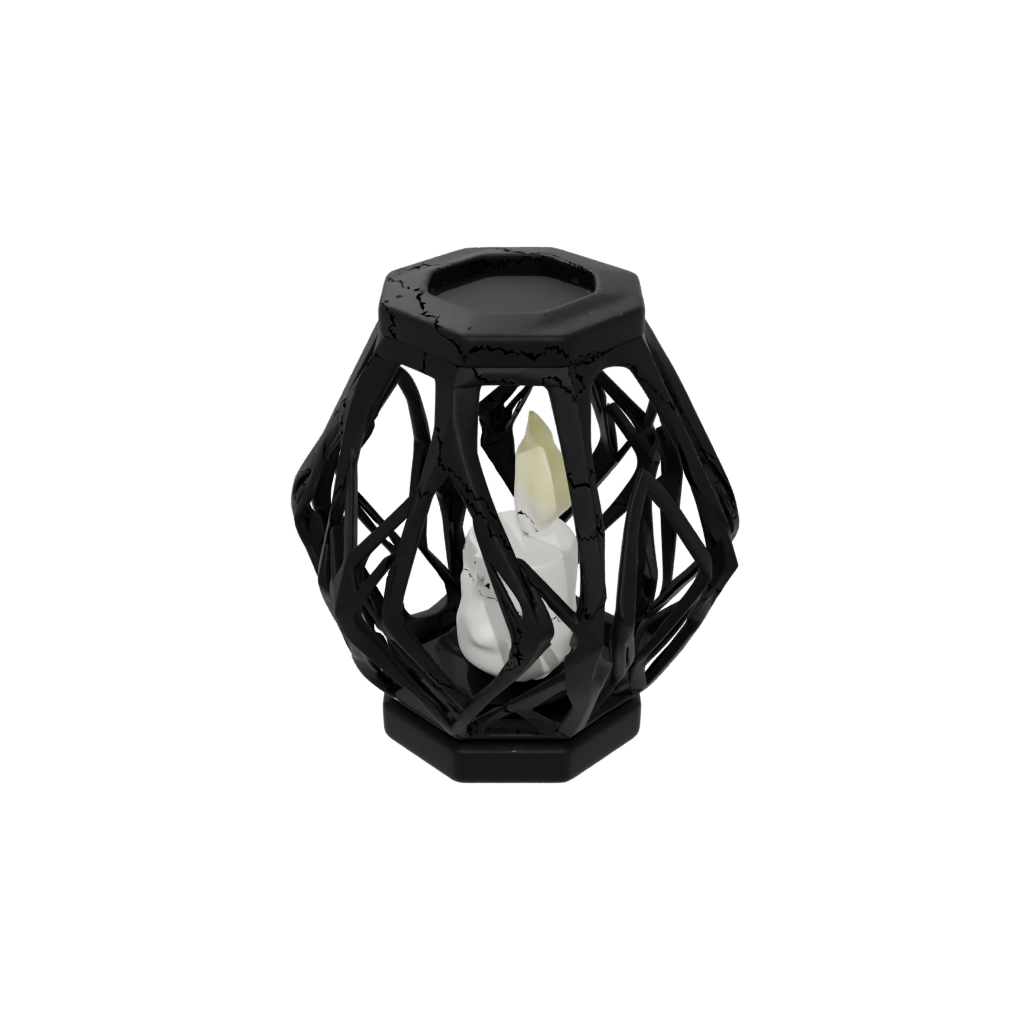 Obsidian Tealight Lantern