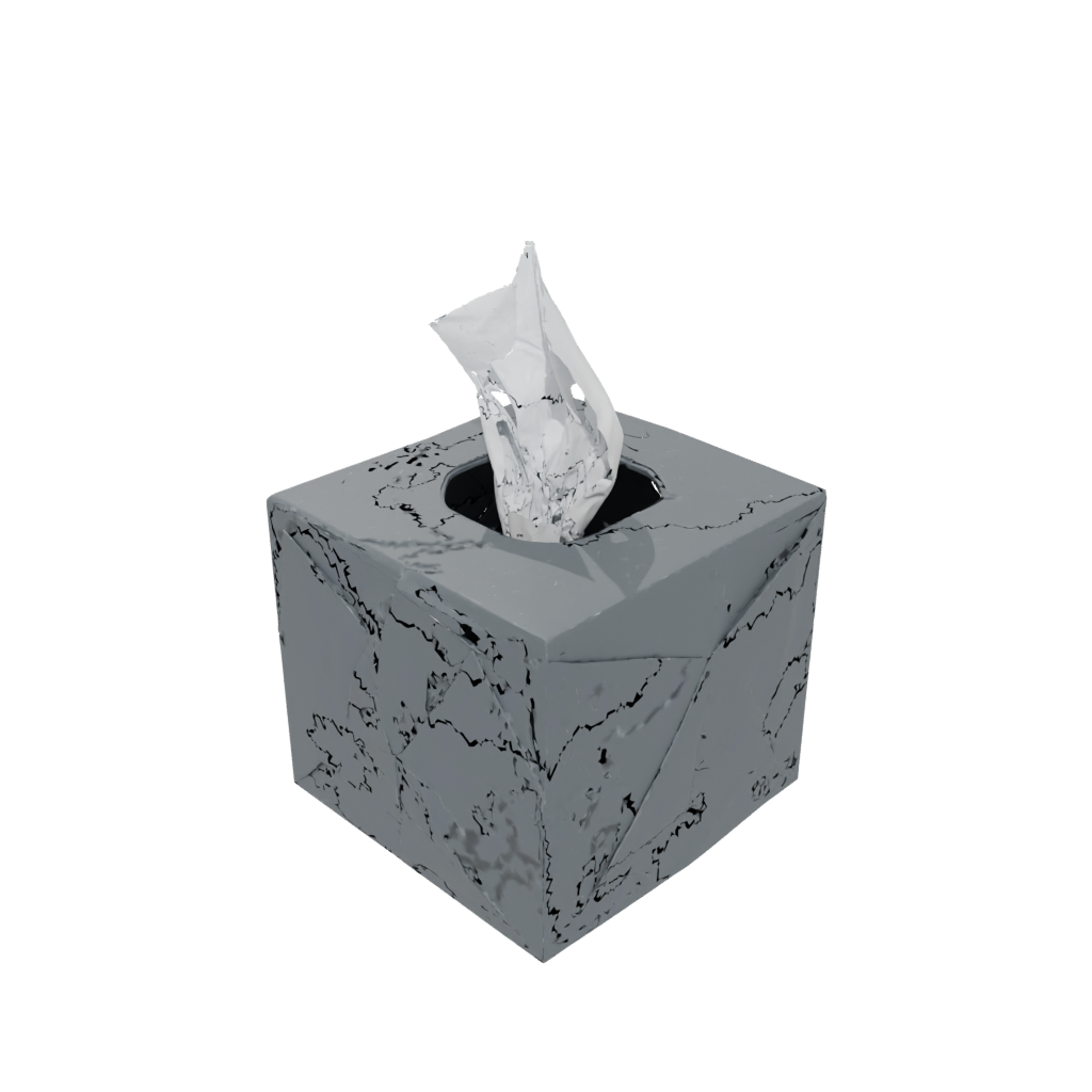 Obsidian Tissue Box Cover