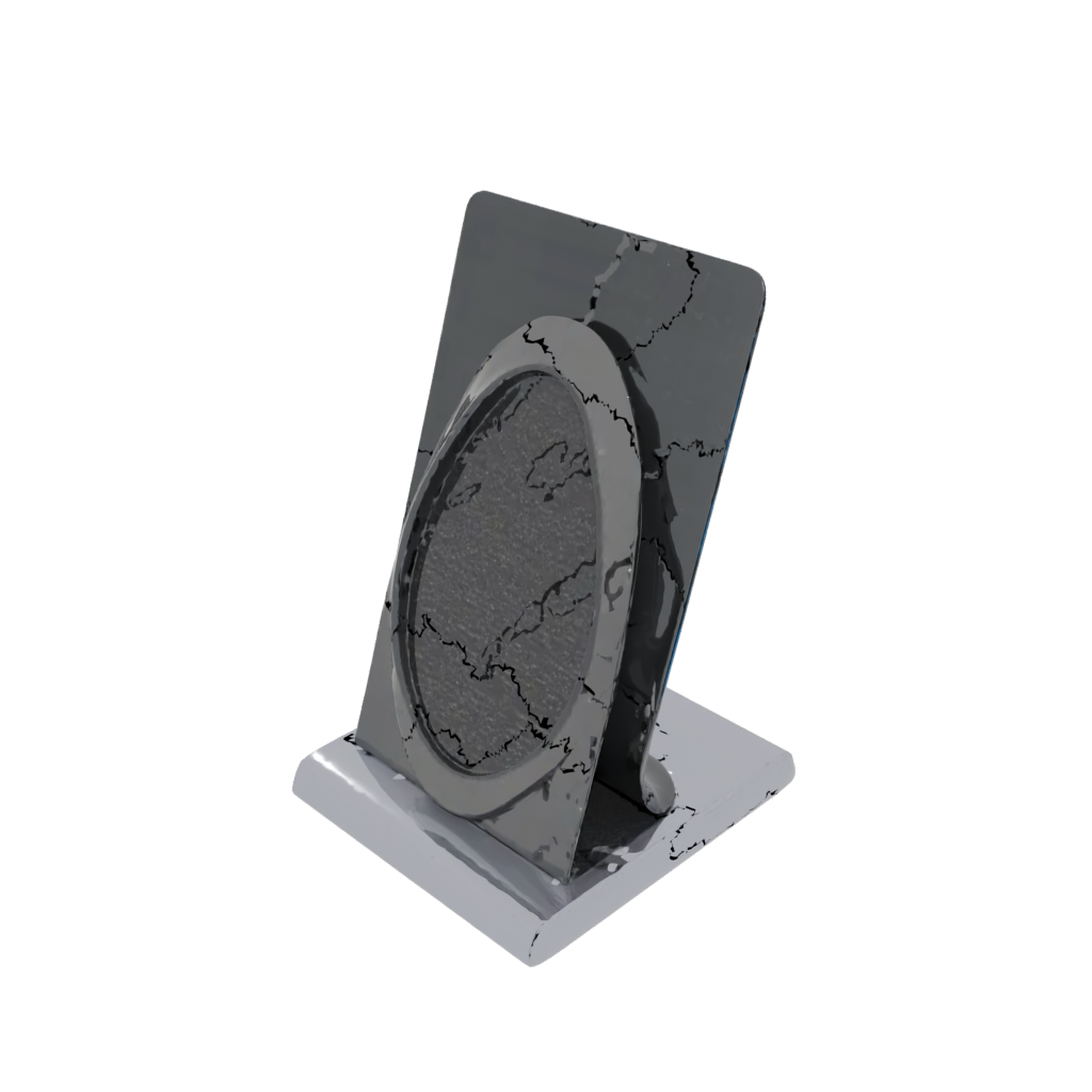 Obsidian Organic Card Holder Stand