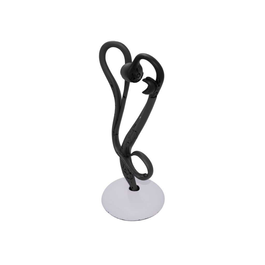 Obsidian Organic Earbud Stand