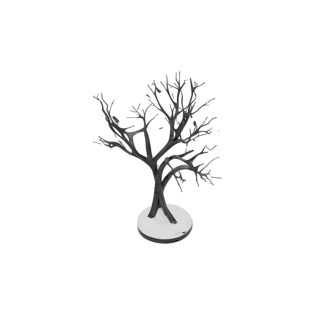 Obsidian Organic Jewelry Tree Stand
