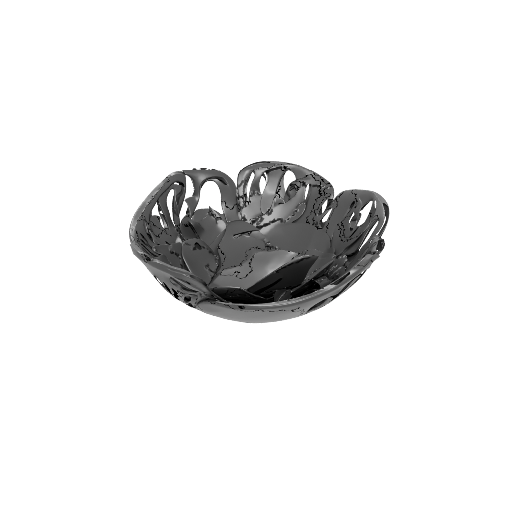 Obsidian Organic Key Bowl