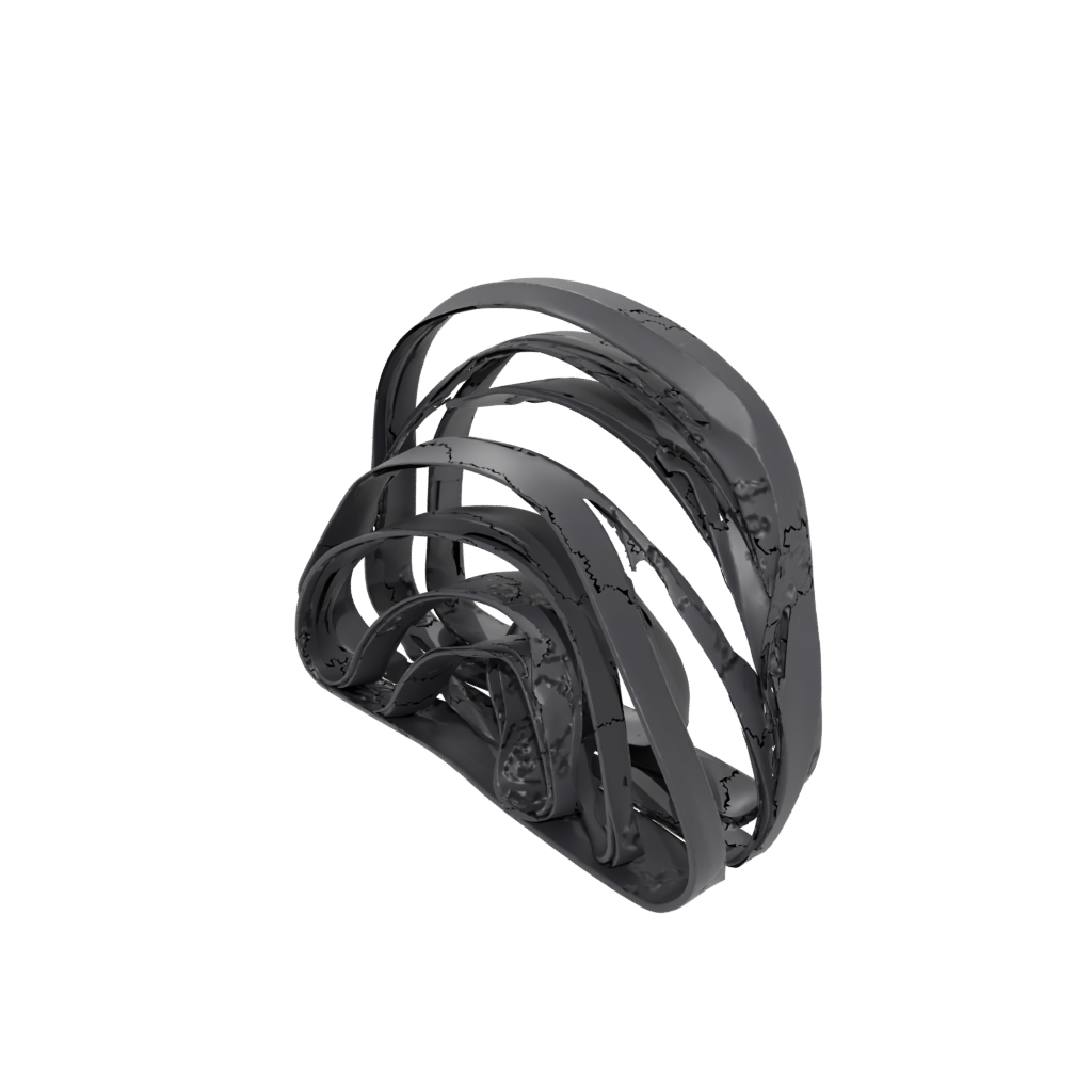 Obsidian Organic Letter Rack