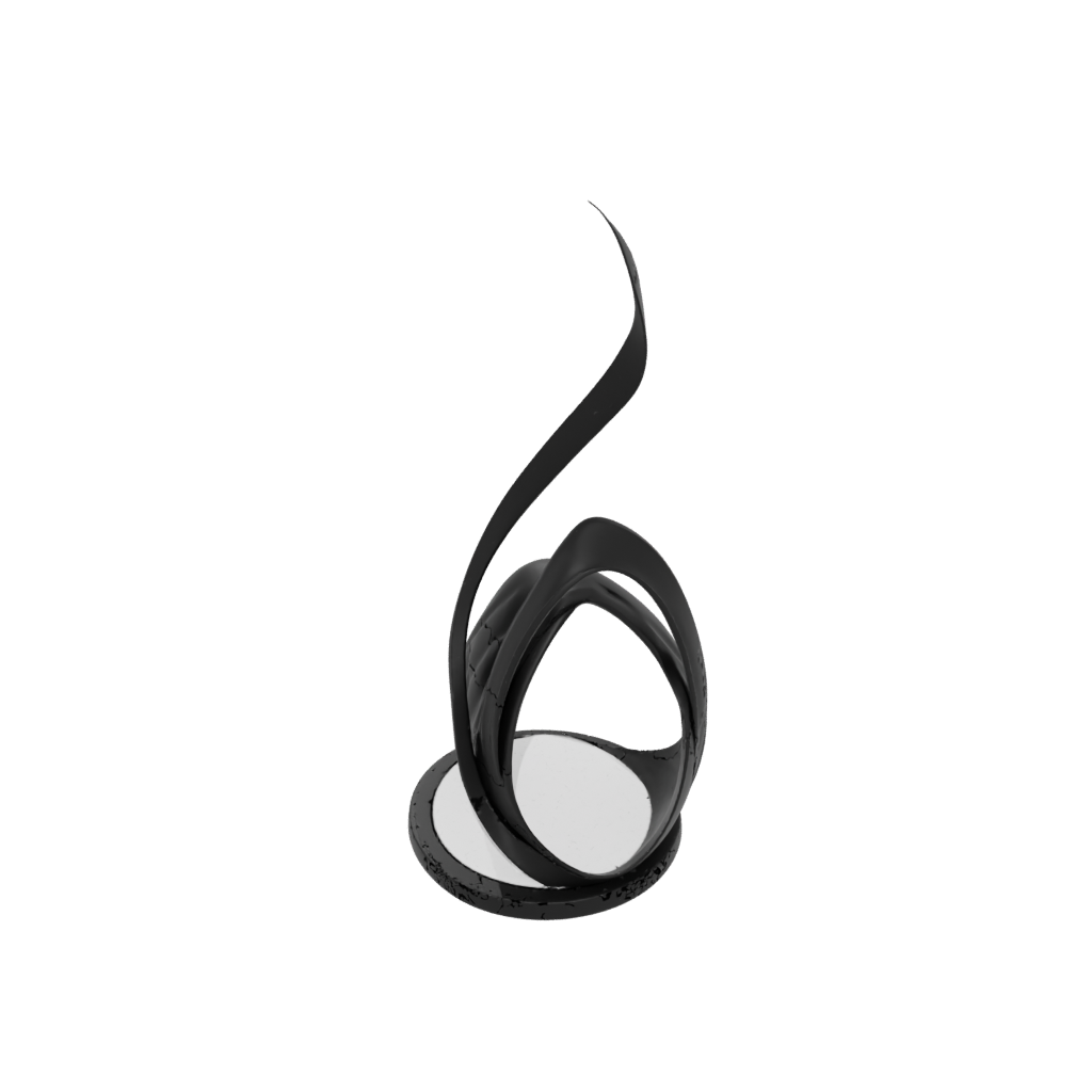 Obsidian Organic Minimalist Photo Stand