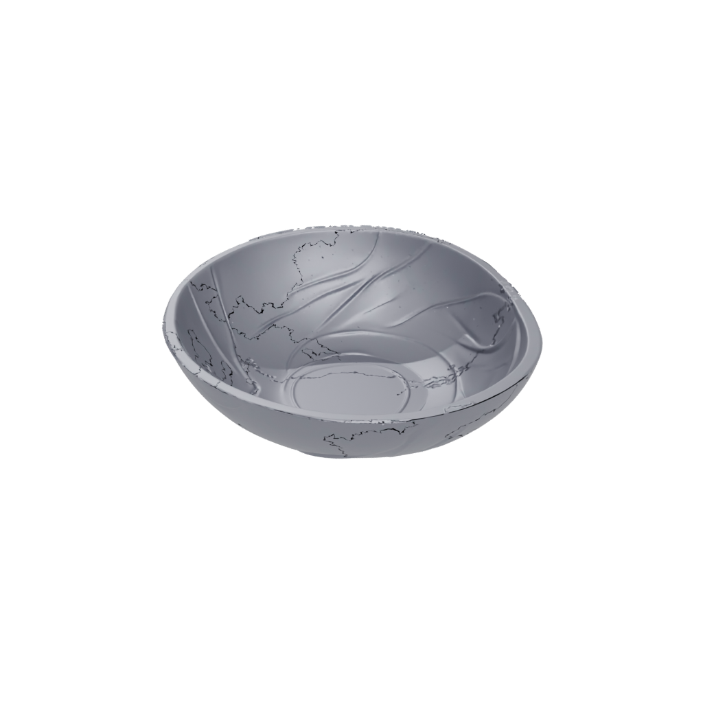 Obsidian Organic Ring Dish