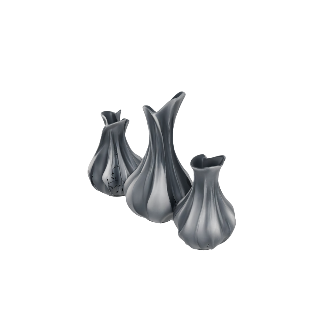 Obsidian Organic Salt And Pepper Cellar Pair