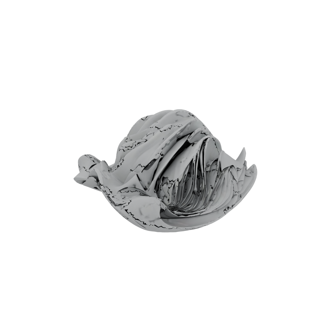 Obsidian Organic Wave-Form Napkin Holder