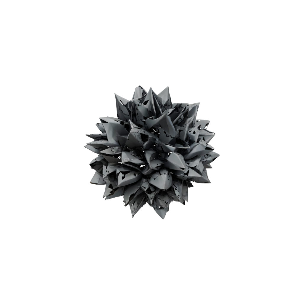 Obsidian Rustic Abstract Sculpture