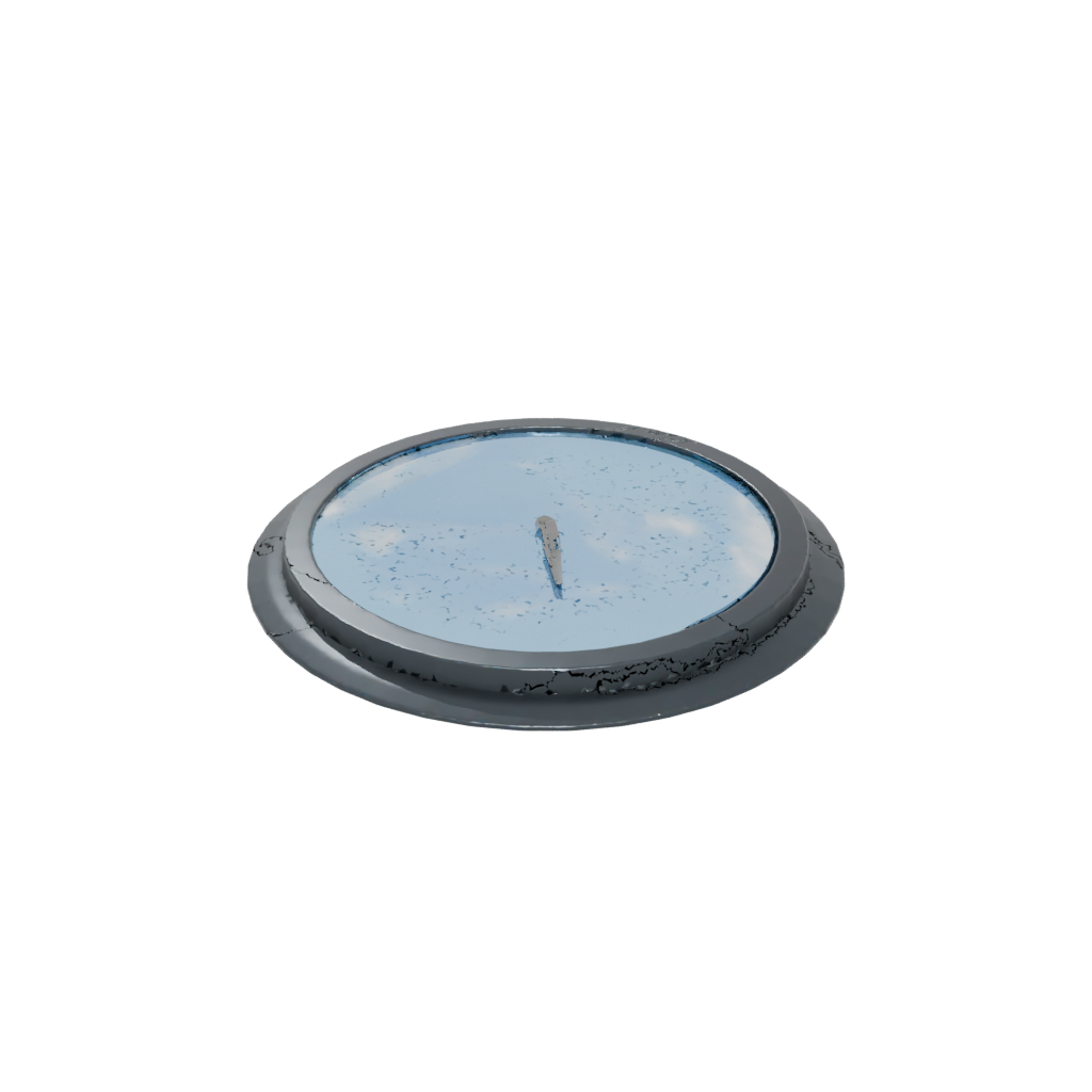 Obsidian Rustic Minimalist Clock Surround