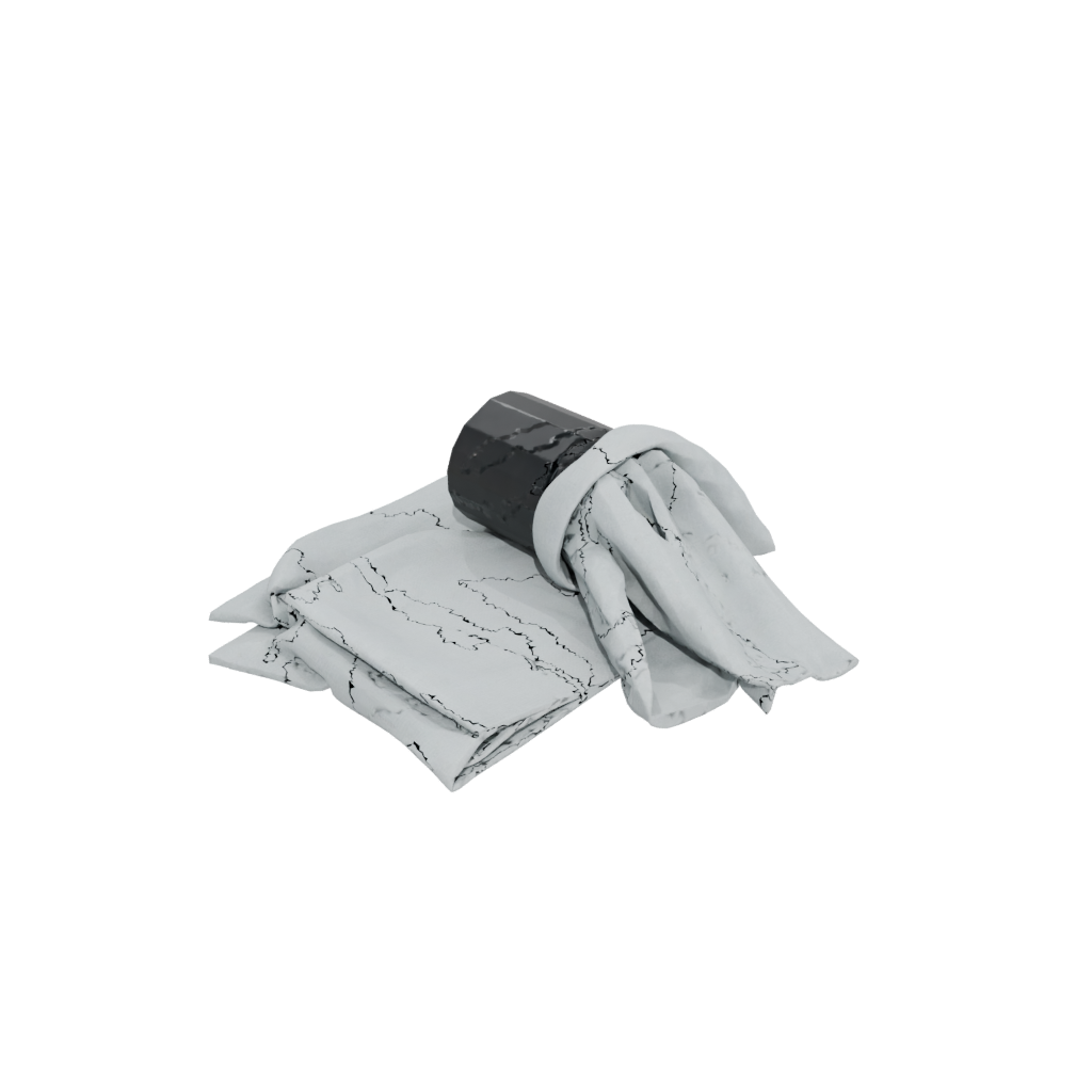 Obsidian Rustic Napkin Ring Set