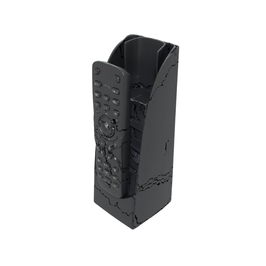Obsidian Rustic Remote Control Caddy