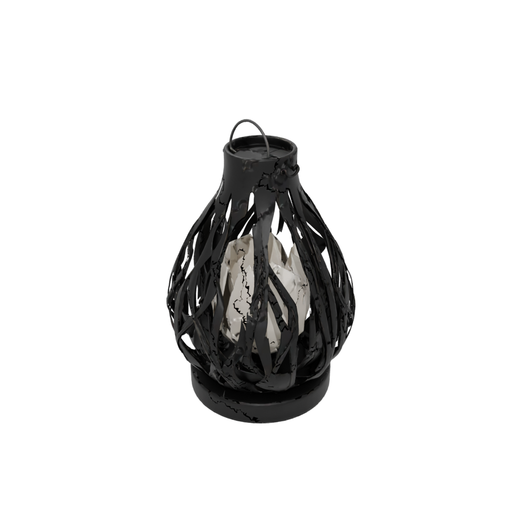 Obsidian Rustic Tealight Lantern