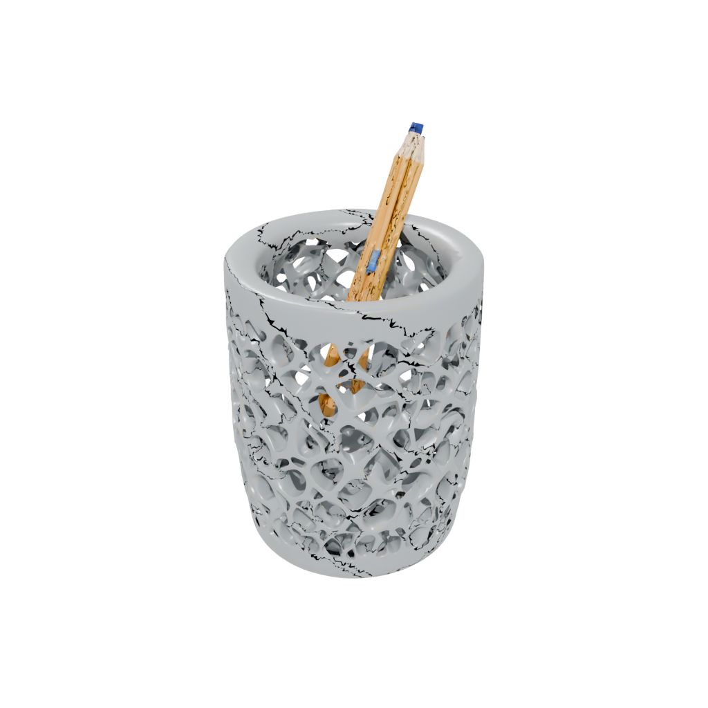Organic Lattice Pencil Cup