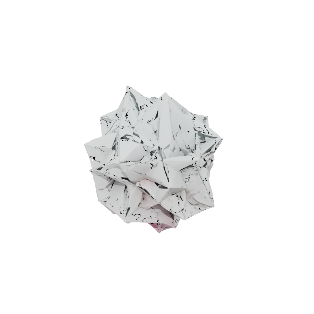 Pastel Geometric Abstract Sculpture
