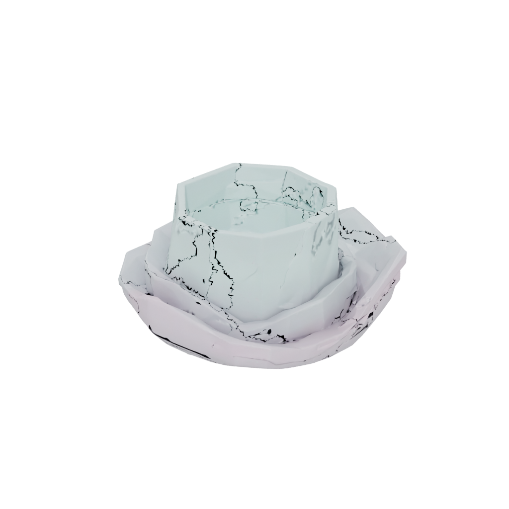 Pastel Geometric Coaster Set Holder