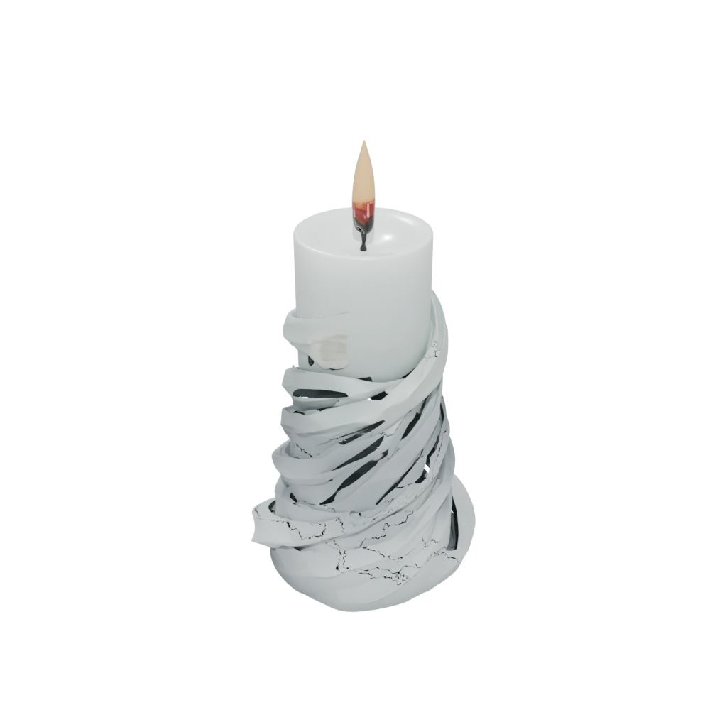 Pastel Geometric Spiral Candle Holder