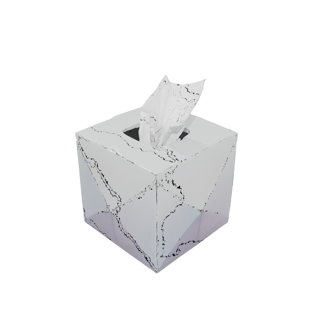 Pastel Geometric Tissue Box Cover
