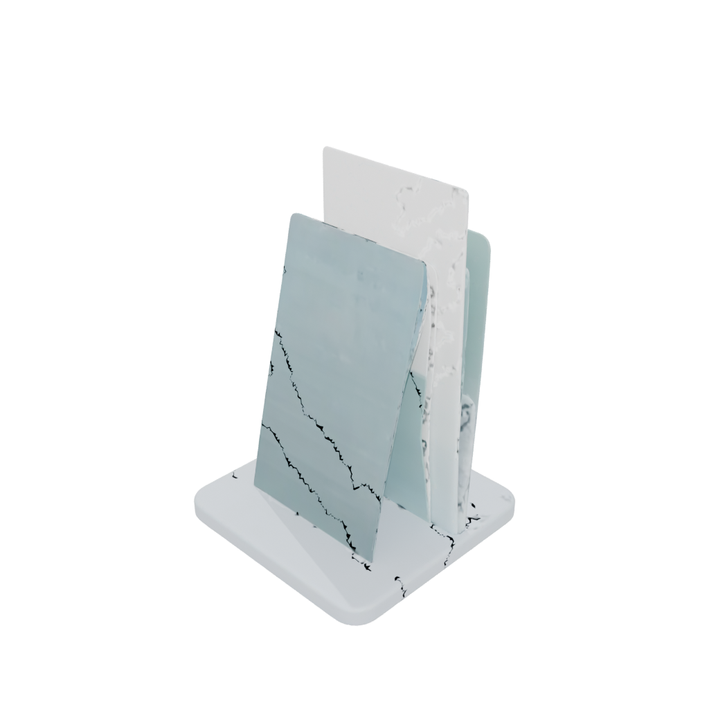 Pastel Card Holder Stand