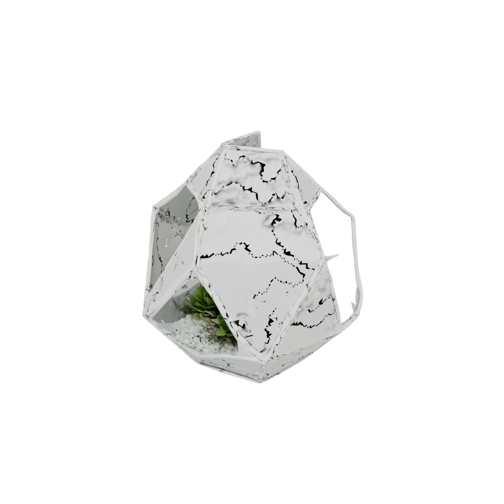 Pastel Geometric Terrarium Frame