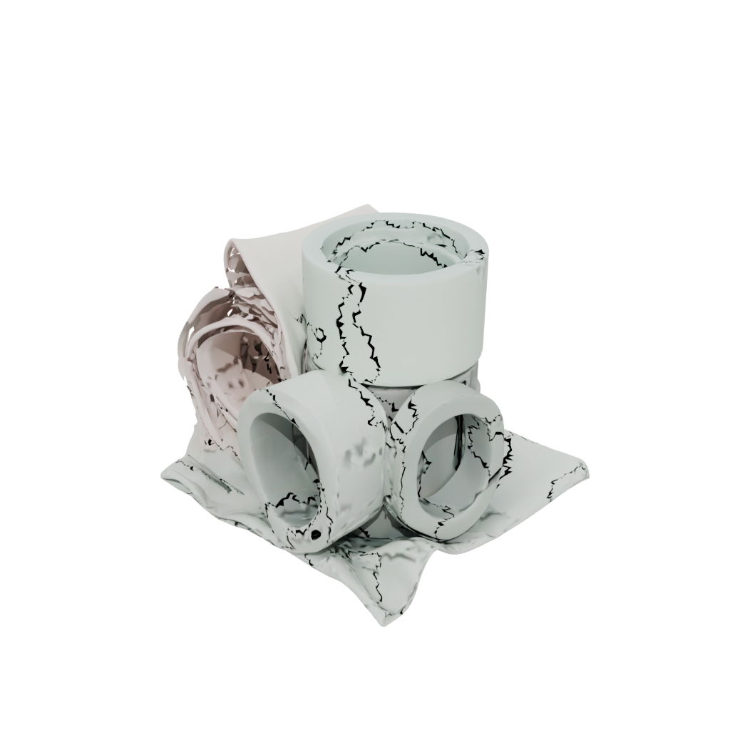 Pastel Napkin Ring Set