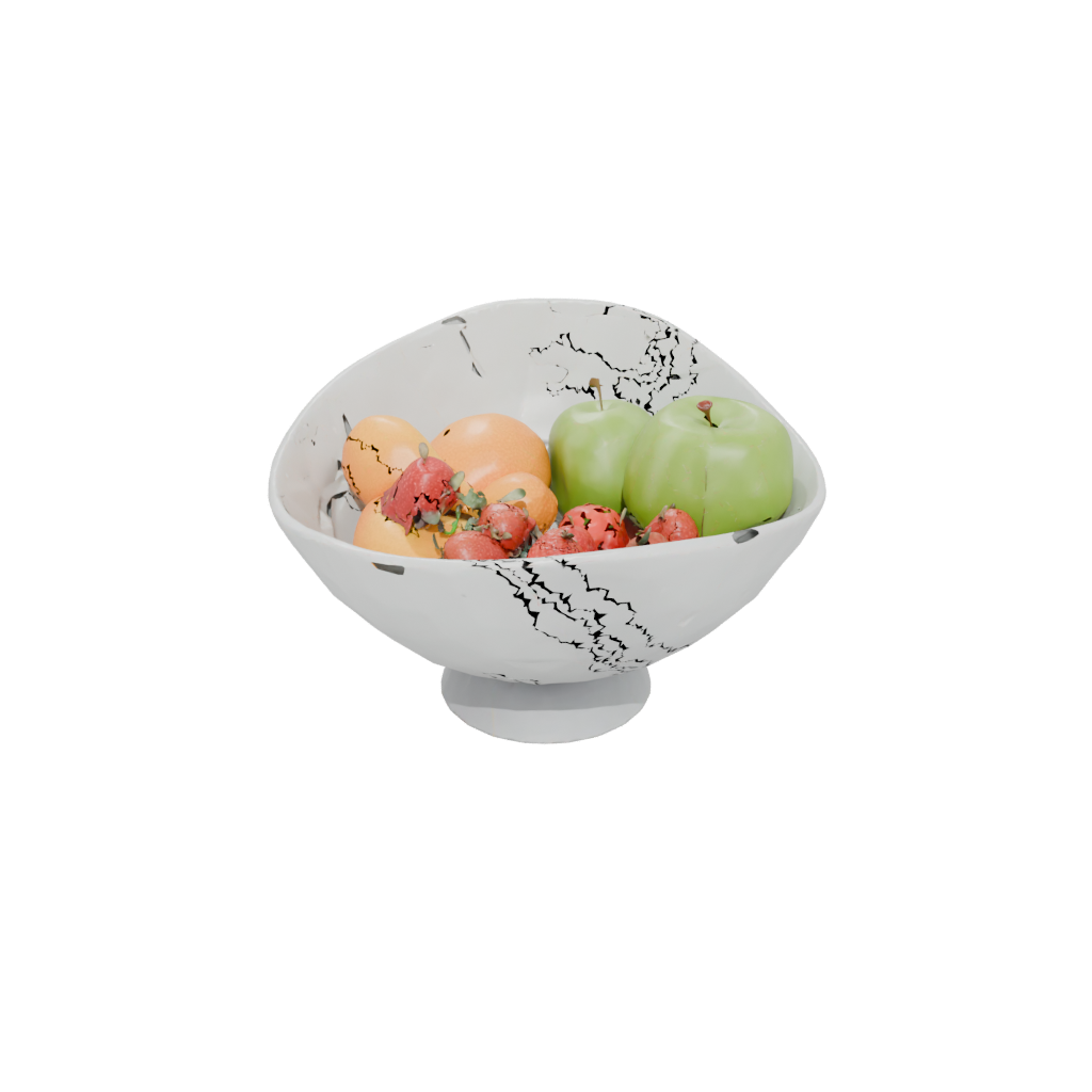 Pastel Sculptural Fruit Bowl
