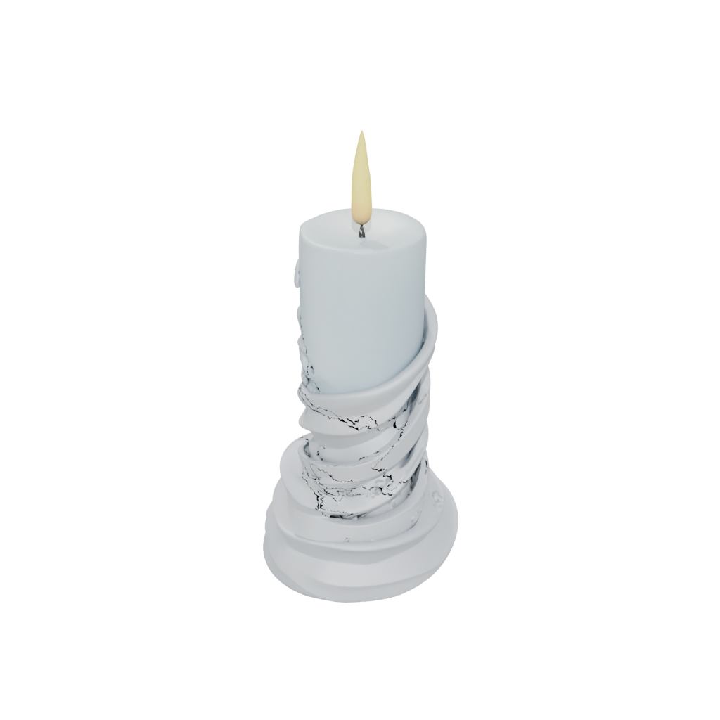 Pastel Spiral Candle Holder