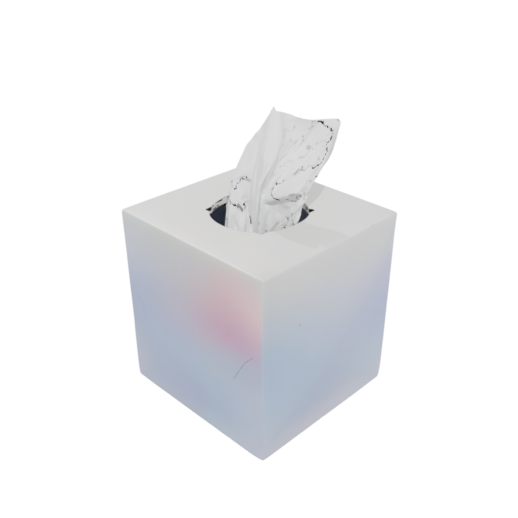 Pastel Tissue Box Cover