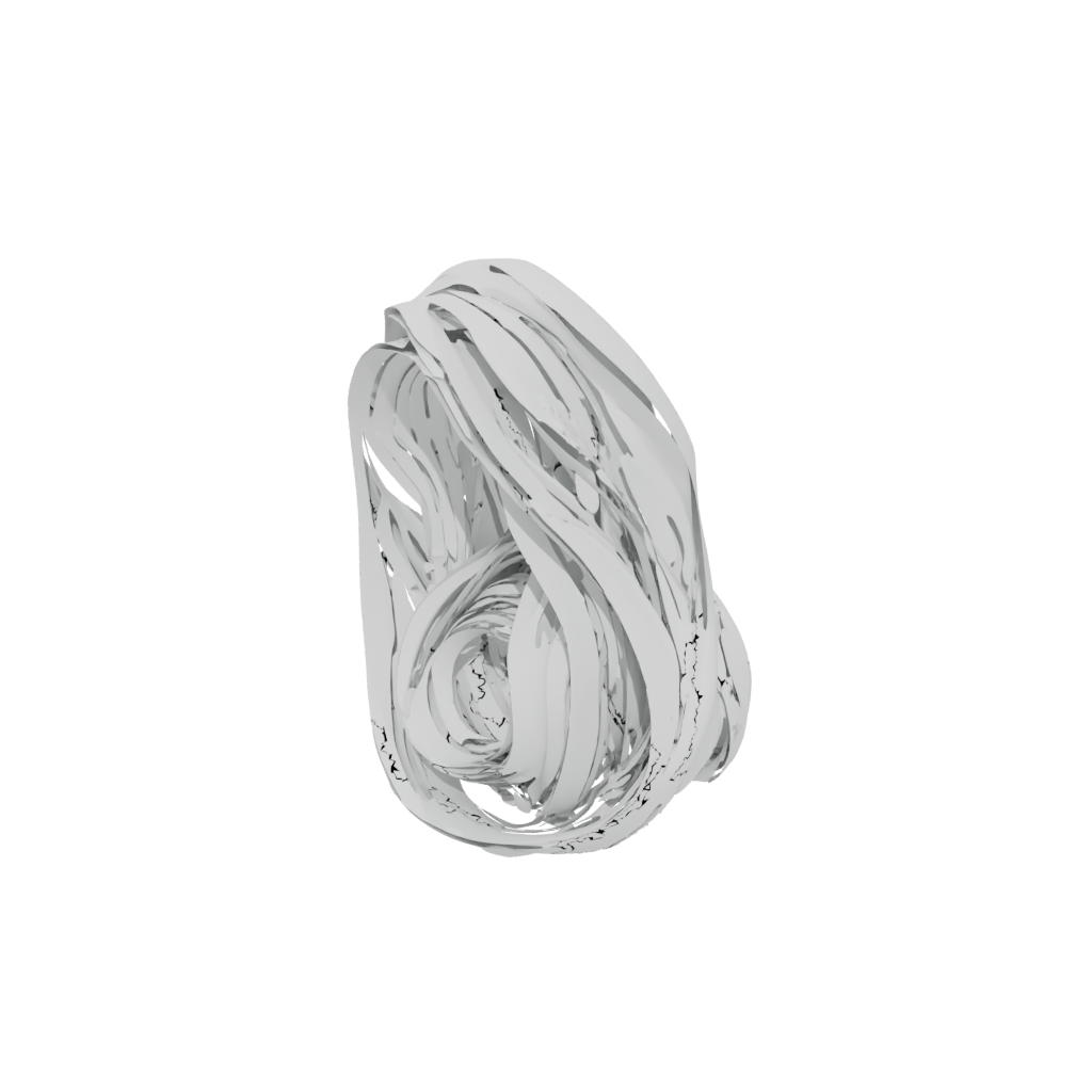 Pastel Organic Abstract Sculpture