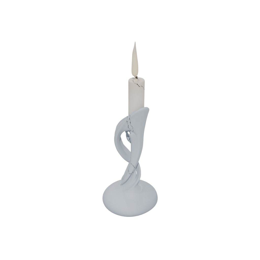 Pastel Organic Candle Snuffer Stand