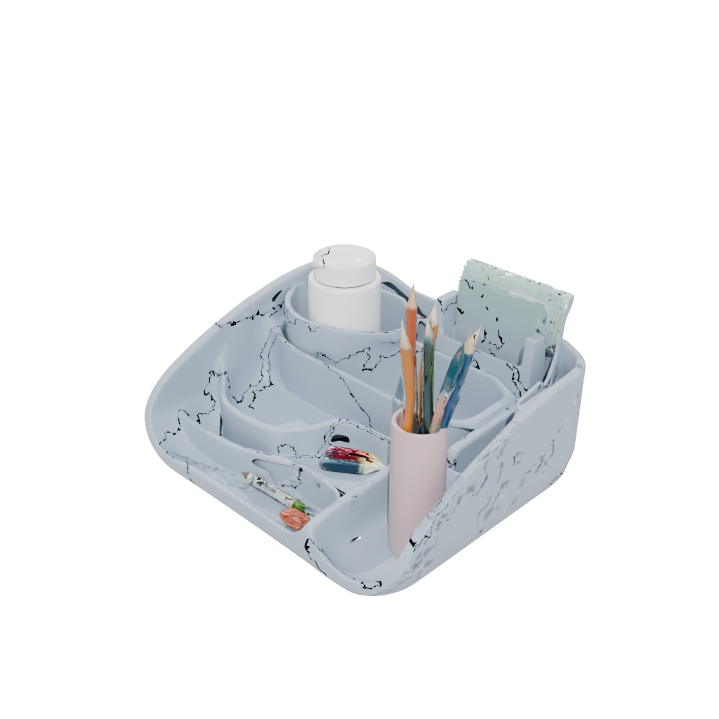 Pastel Organic Desk Tidy Tray