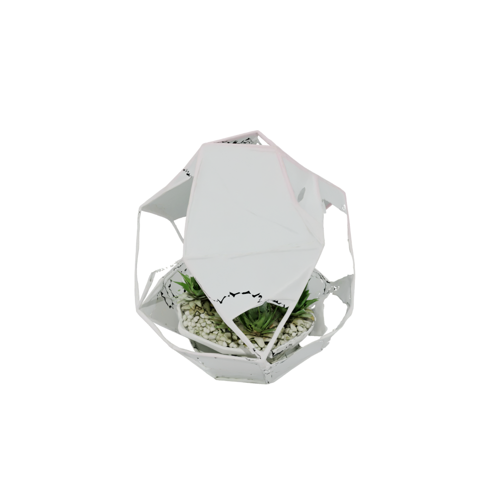 Pastel Organic Geometric Terrarium Frame