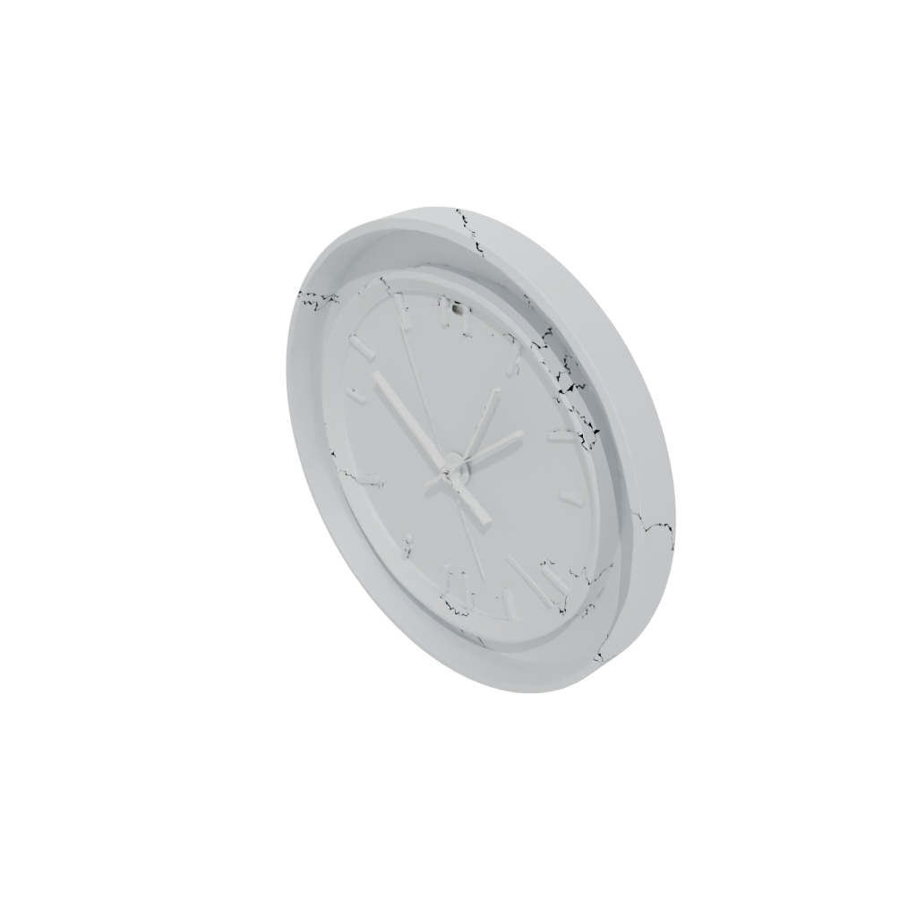 Pastel Organic Minimalist Clock Surround