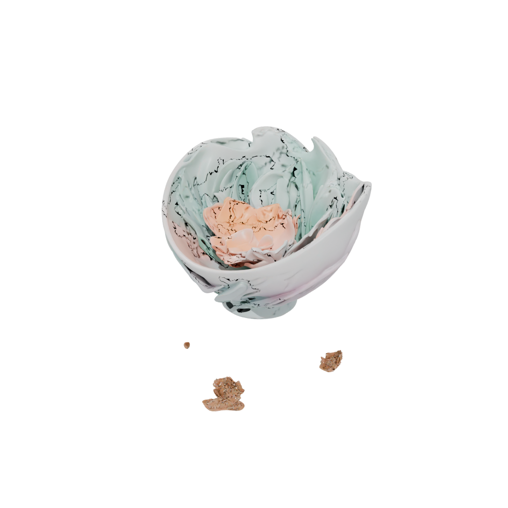 Pastel Organic Potpourri Bowl