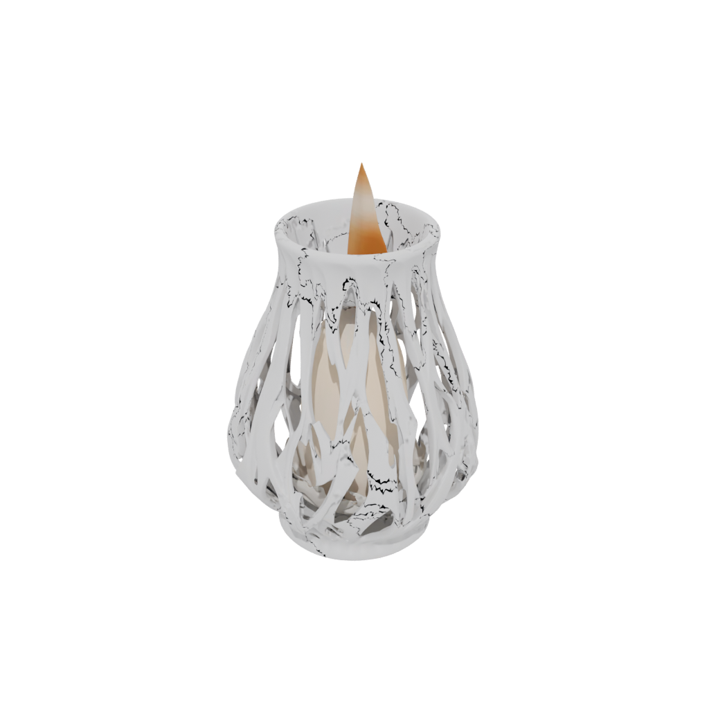 Pastel Organic Tealight Lantern