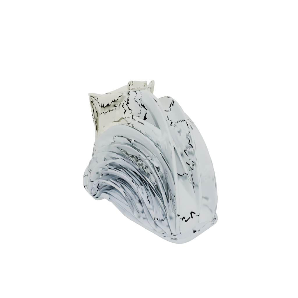 Pastel Organic Wave-Form Napkin Holder