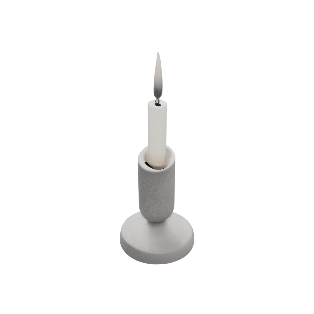 Pastel Rustic Candle Snuffer Stand