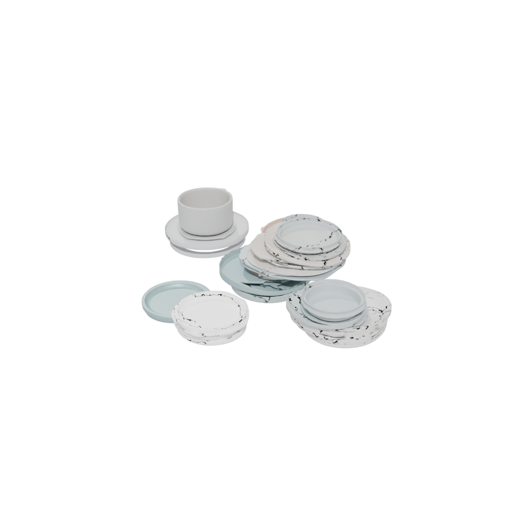 Pastel Rustic Coaster Set Holder
