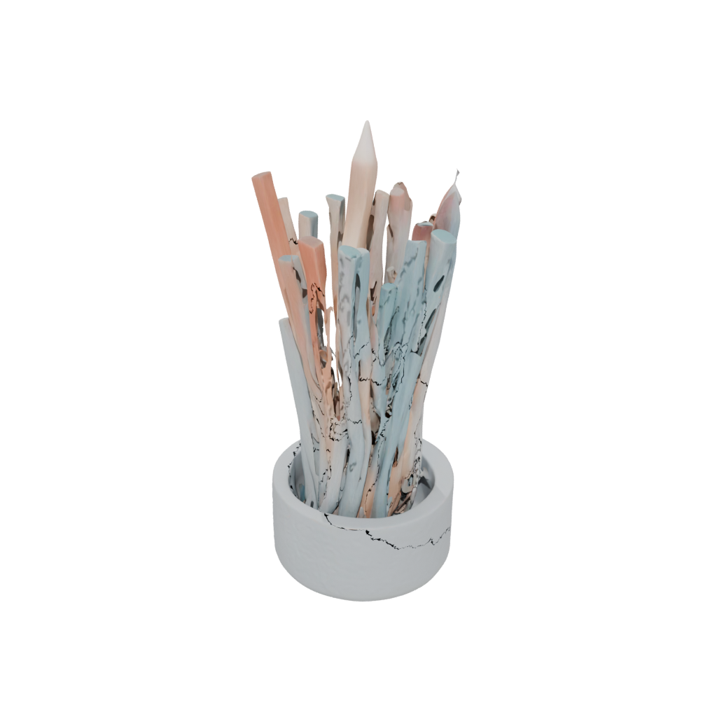 Pastel Rustic Matchstick Holder