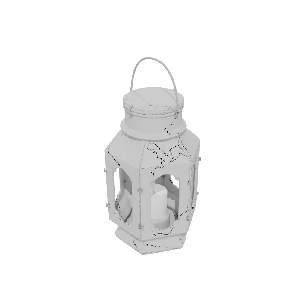 Pastel Rustic Tealight Lantern