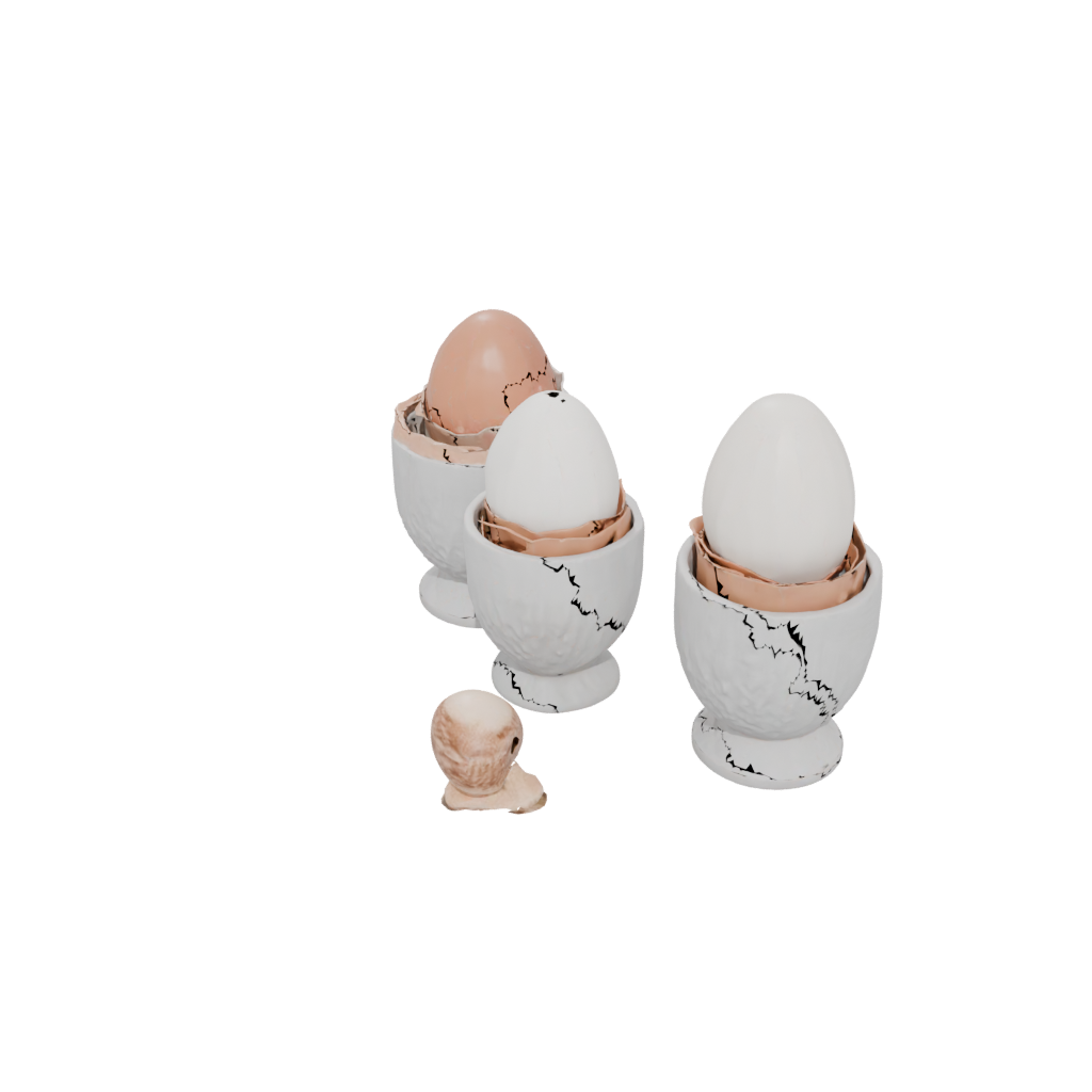 Rustic Egg Cup Set