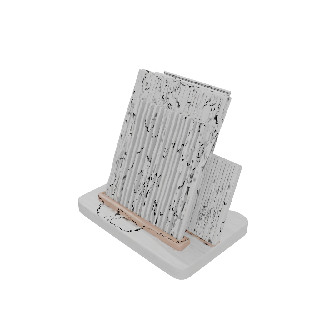 Woodgrain Deco Card Holder Stand