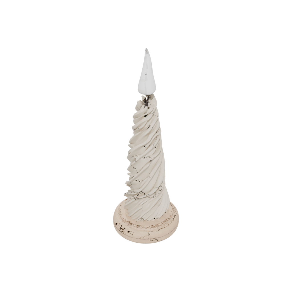 Woodgrain Deco Incense Holder Spiral
