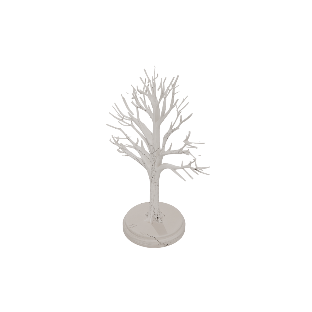 Woodgrain Deco Jewelry Tree Stand