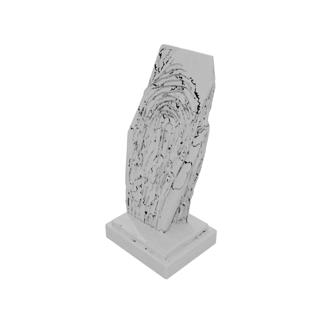 Woodgrain Deco Minimalist Photo Stand