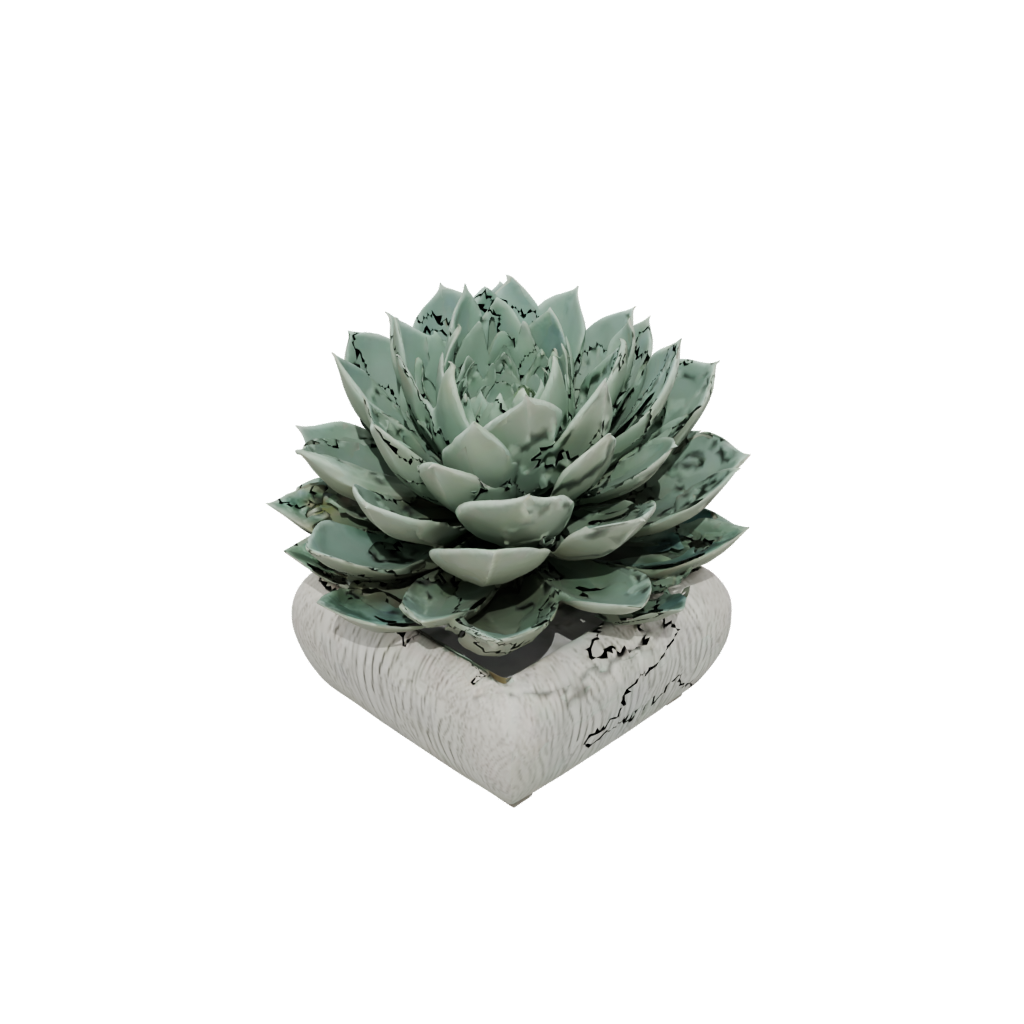Woodgrain Deco Modern Succulent Planter