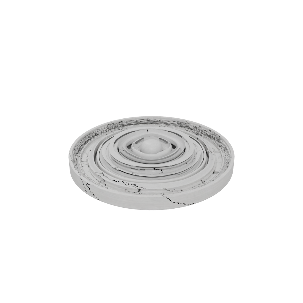 Woodgrain Deco Moon-Phase Wall Hanging