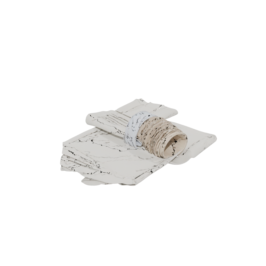 Woodgrain Deco Napkin Ring Set