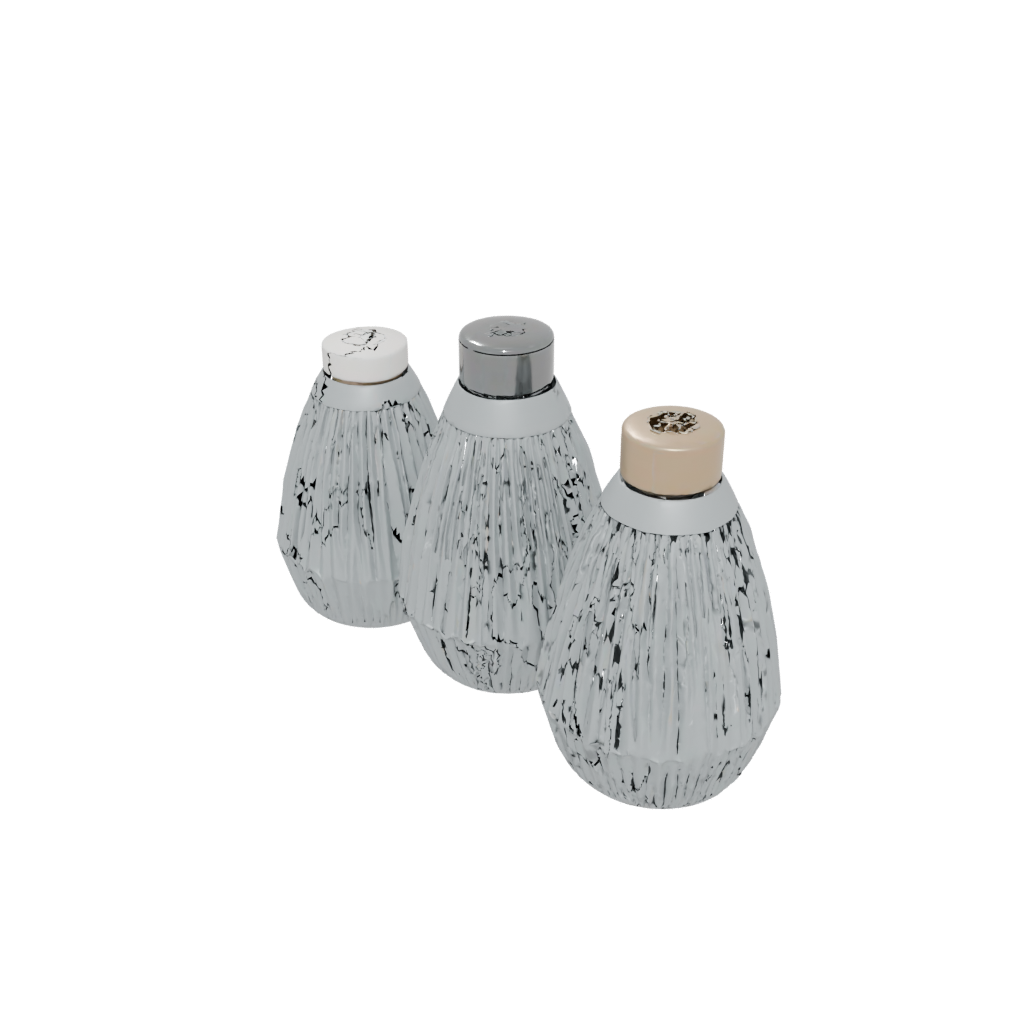 Woodgrain Deco Salt And Pepper Cellar Pair