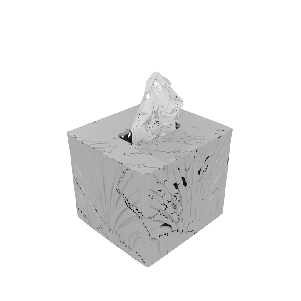 Woodgrain Deco Tissue Box Cover